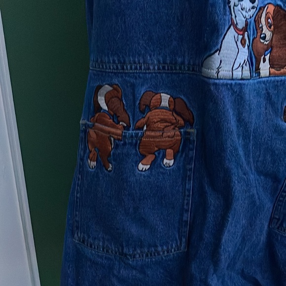 Vintage 90s Lady and the Tramp Overall Dress - Picture 2 of 7